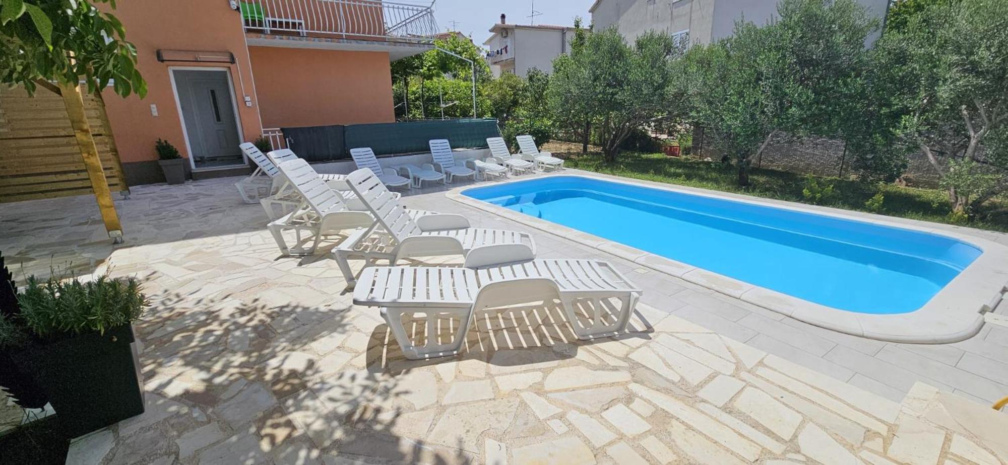Apartman Mia With Pool1 Split Exteriör bild