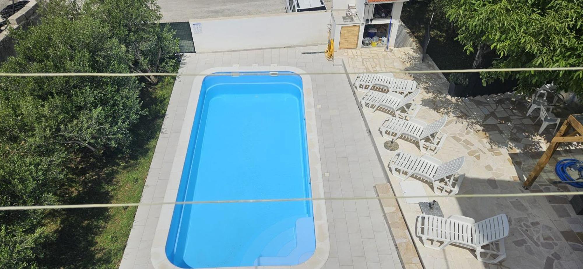Apartman Mia With Pool1 Split Exteriör bild