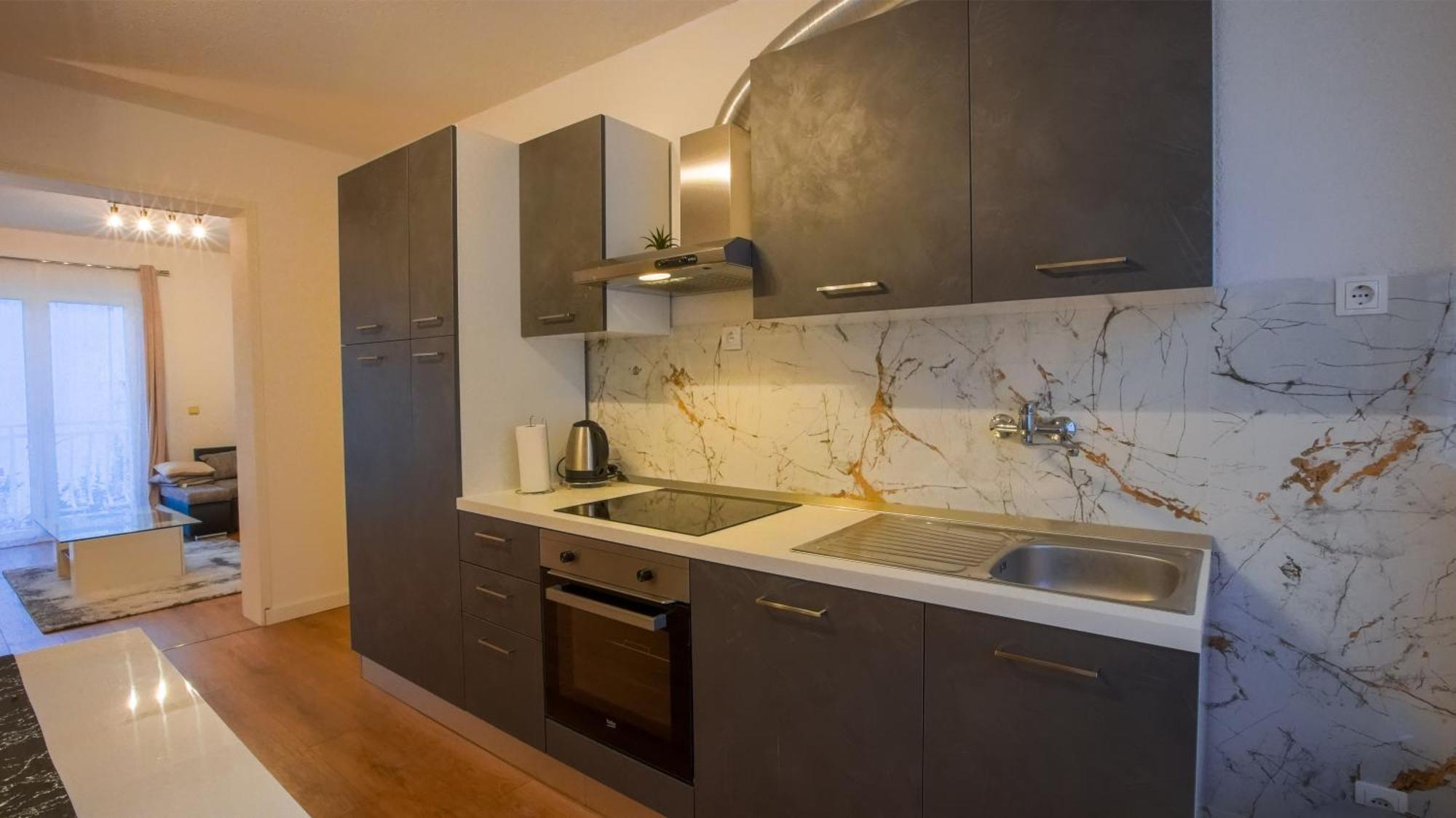 Apartman Mia With Pool1 Split Exteriör bild